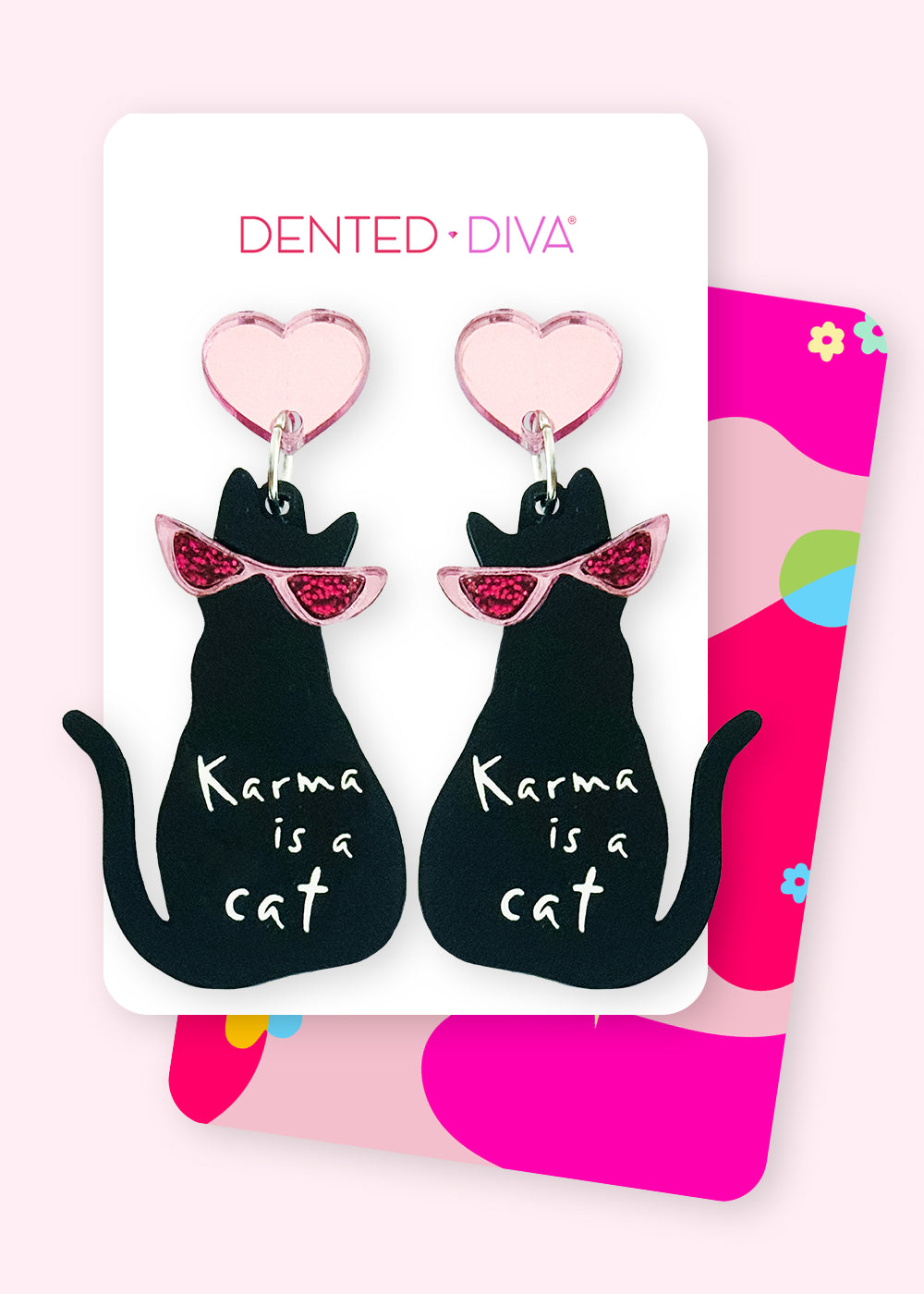 Karma Is A Cat- Dangle PRE ORDER THURSDAY 25/01 7PM - Dented Diva