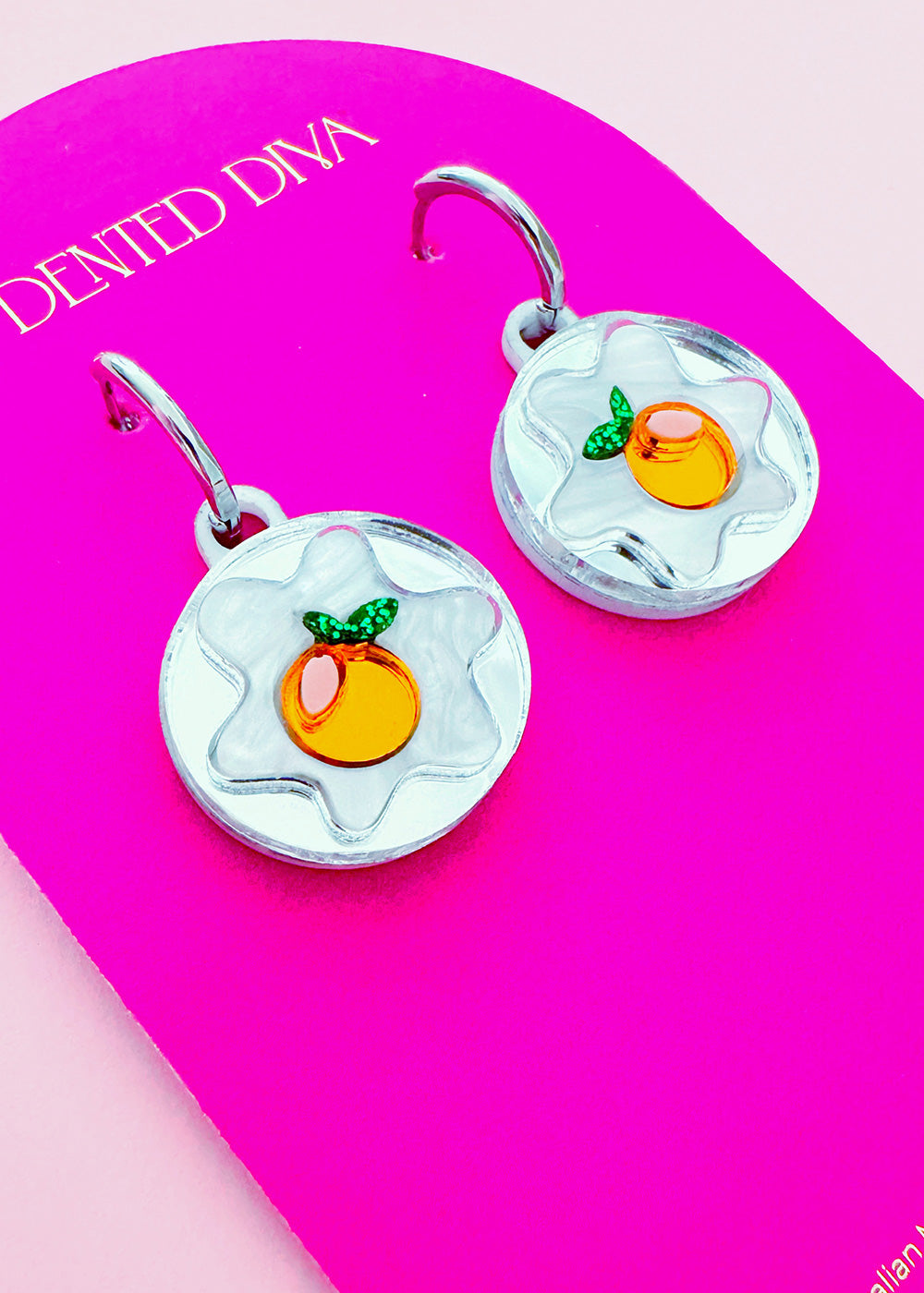 Opulent Orange -Earrings