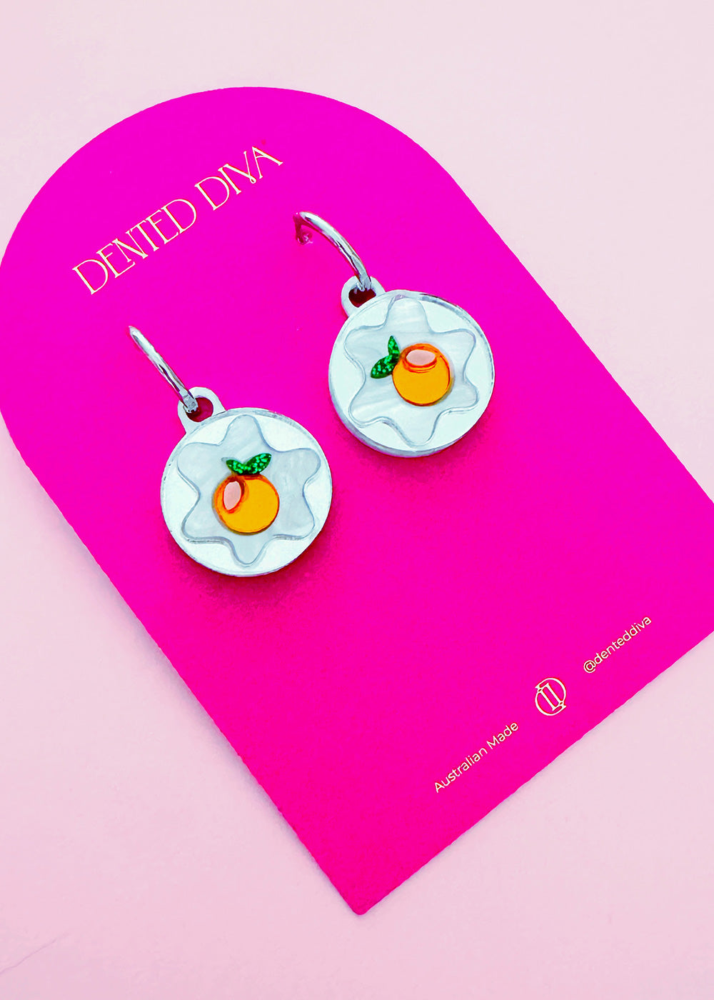 Opulent Orange -Earrings