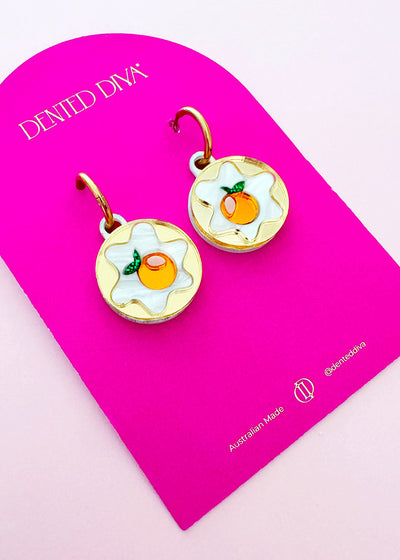 Opulent Orange -Earrings