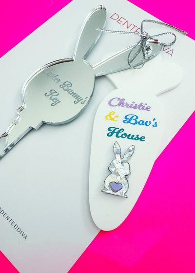 Easter Bunny Keepsake Key Set- Keepsake MADE TO ORDER - Dented Diva