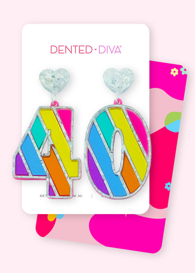 Fab and 40- Dangle - Dented Diva