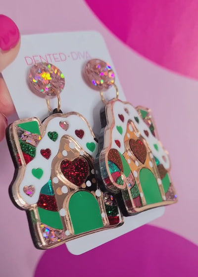 Candyland Gingerbread House- Dangle