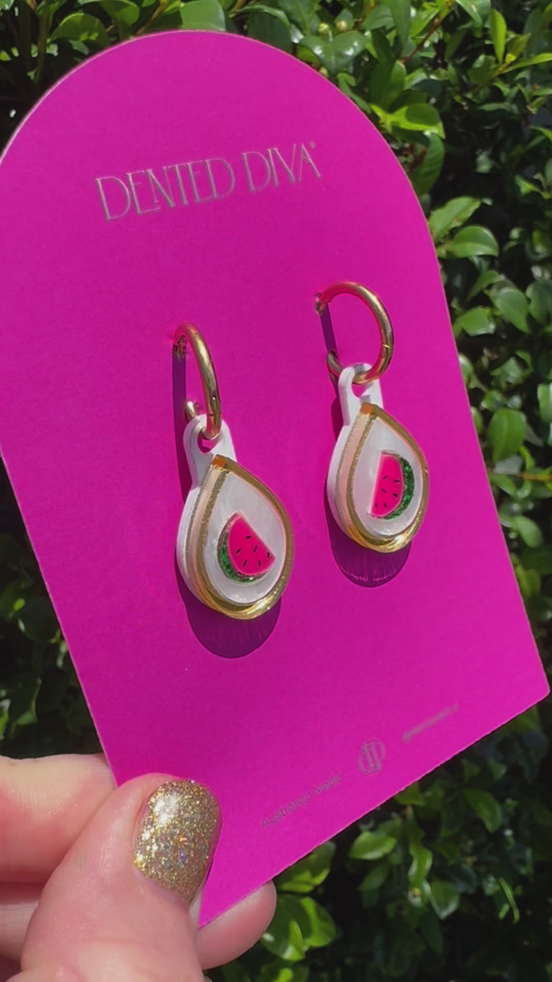 Wonderful Watermelon -Earrings