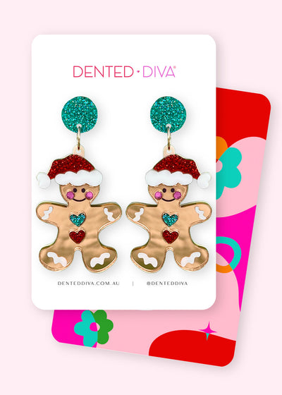 Gingerbread Glamour- Dangle - Dented Diva