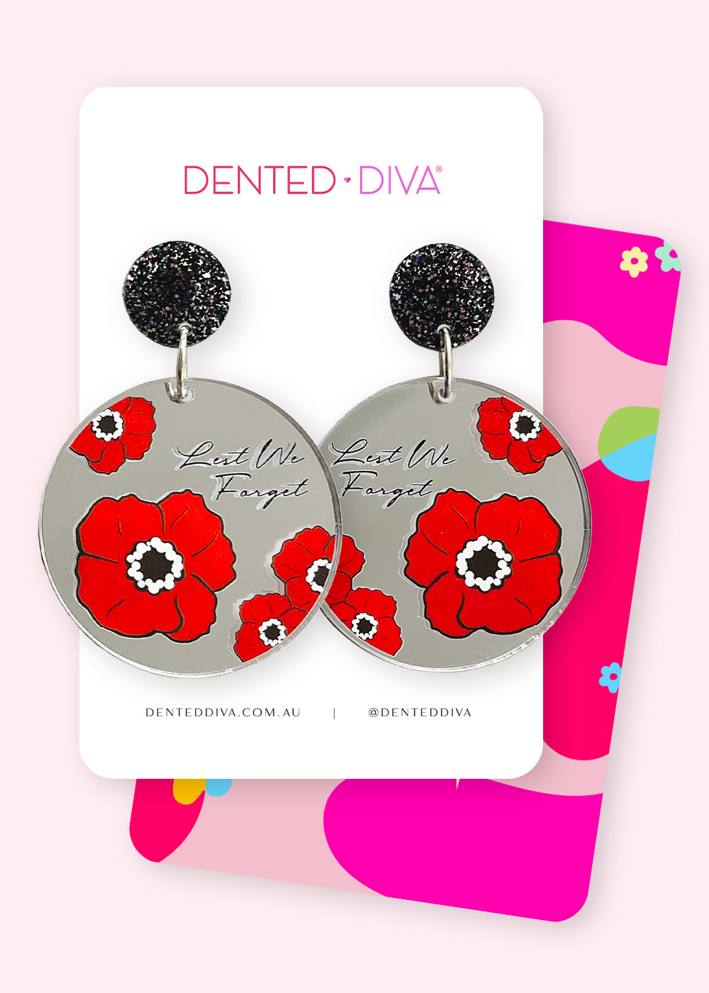 Lest We Forget - Poppy Collection Dangle - Dented Diva