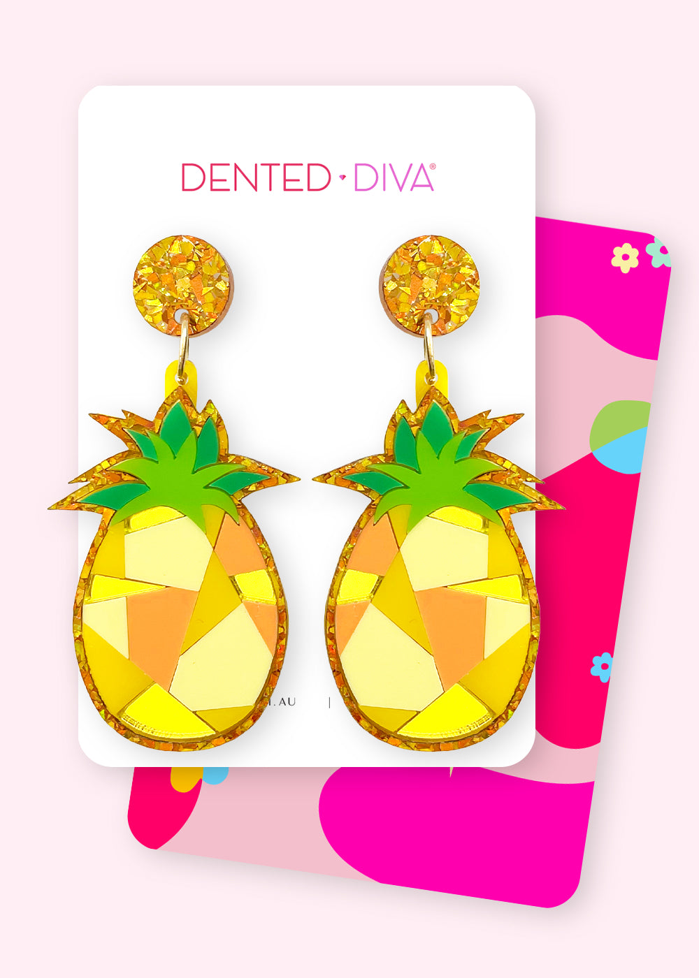 Pine For You Pineapple- Dangle - Dented Diva