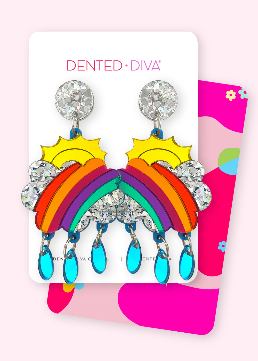 There's Always A Rainbow - Dangle - Dented Diva
